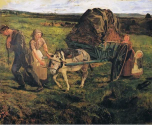 Torftransport aus dem Moor